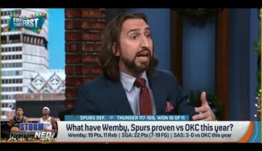 FIRST THINGS FIRST | Nick Wright BLOWN AWAY By How DOMINANT San Antonio Spurs Are With Wembanyama