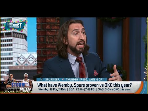 FIRST THINGS FIRST | Nick Wright BLOWN AWAY By How DOMINANT San Antonio Spurs Are With Wembanyama