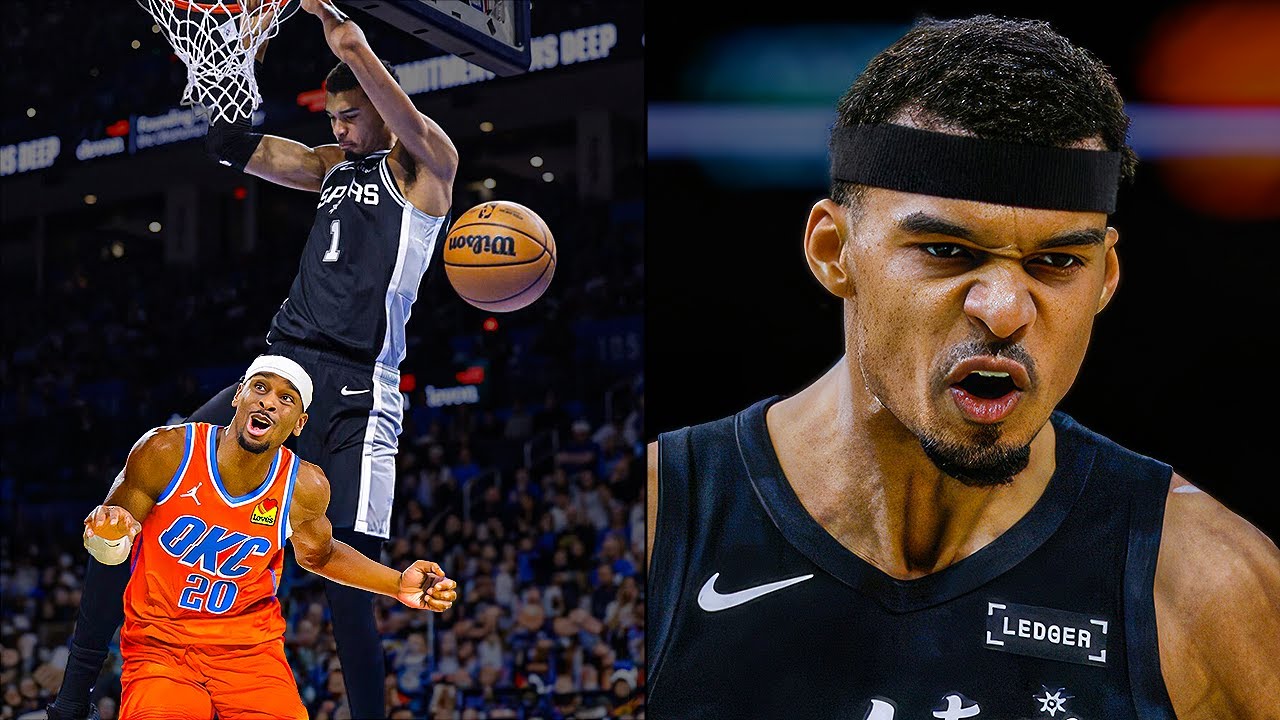 Victor Wembanyama "OKC Kryptonite" 👽 Moments vs Thunder