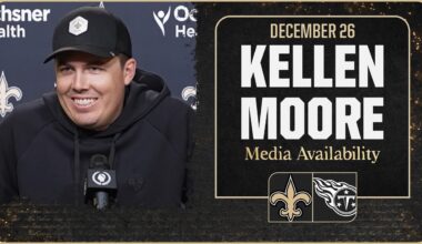 Kellen Moore on injuries, Titans RBs | Saints vs. Titans Week 17