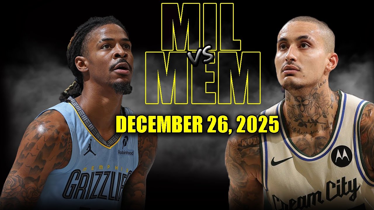 Milwaukee Bucks vs Memphis Grizzlies Full Game Highlights – December 26, 2025 | NBA Season