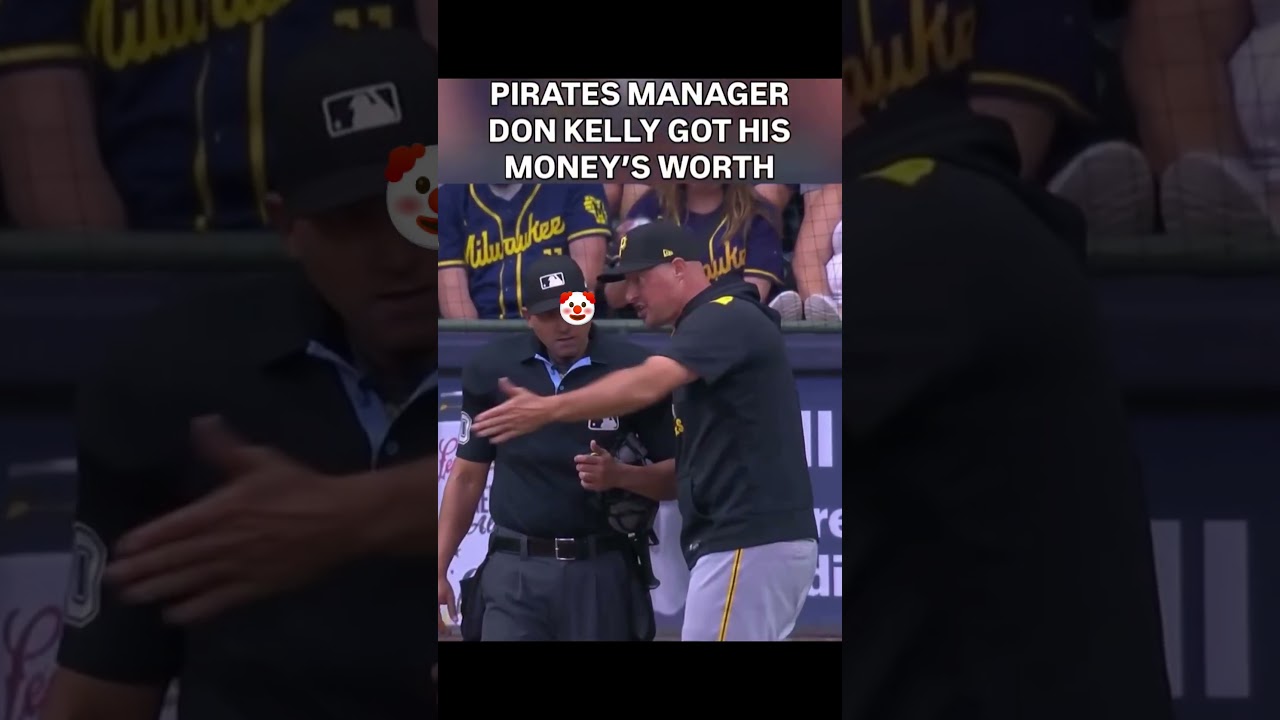 Pirates Manger gets Ejected after blown Call by Umpire! #mlb #pirates #umpire