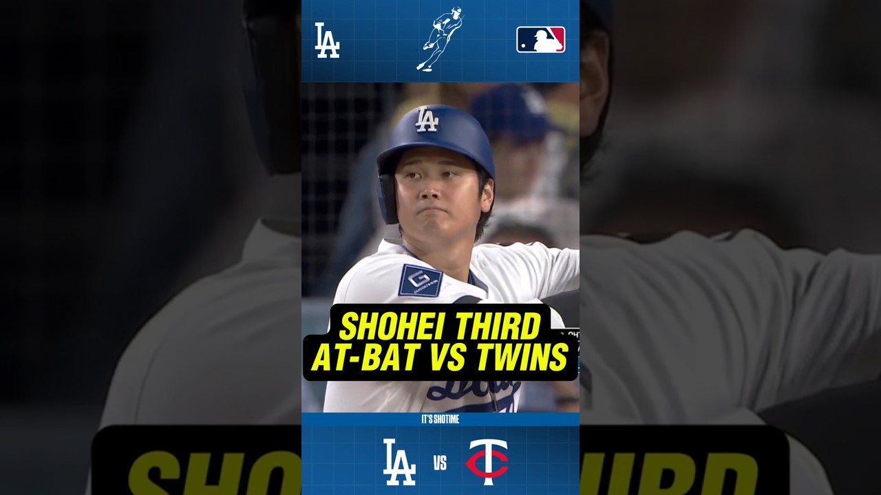 Shohei Third At-Bat vs Minnesota Twins