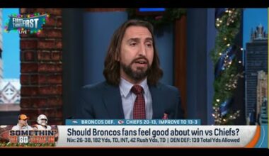 FIRST THINGS FIRST  Nick Wright, "Denver Broncos Should FEEL EMBRASSED", They CAN'T WIN | NFL
