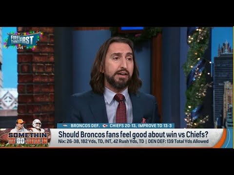 FIRST THINGS FIRST  Nick Wright, "Denver Broncos Should FEEL EMBRASSED", They CAN'T WIN | NFL