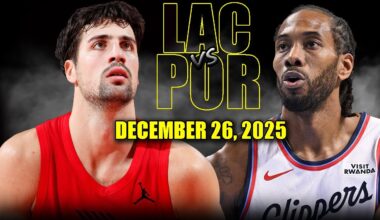 Los Angeles Clippers vs Portland Trail Blazers Full Game Highlights – December 26, 2025 | NBA Season