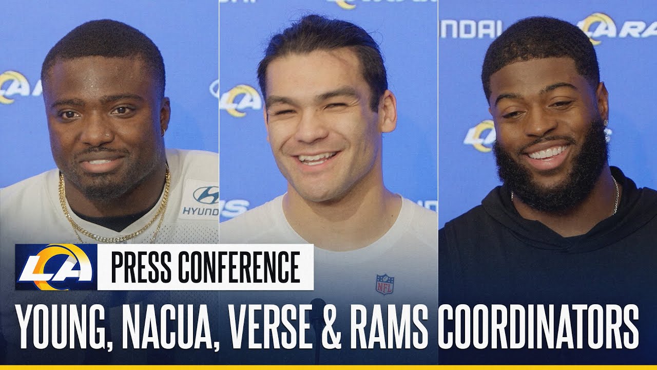 Byron Young, Puka Nacua & Jared Verse On Making The Pro Bowl; Rams Coordinators On Week 17 Prep