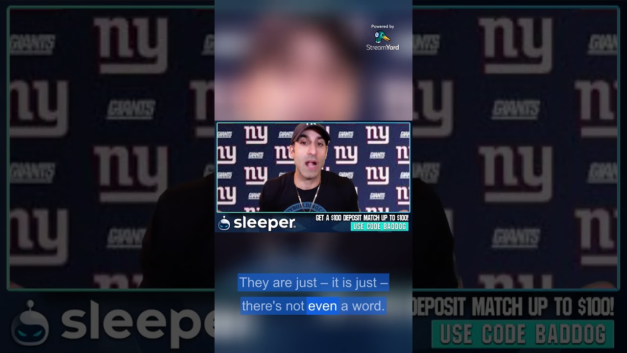 Giants Organization is Broken | Why Mike McCarthy Could Fix It #shorts