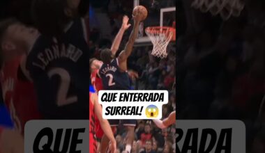 Que dunk é essa, Kawhi? 😱🔥🤯 #shorts #nba #basquete