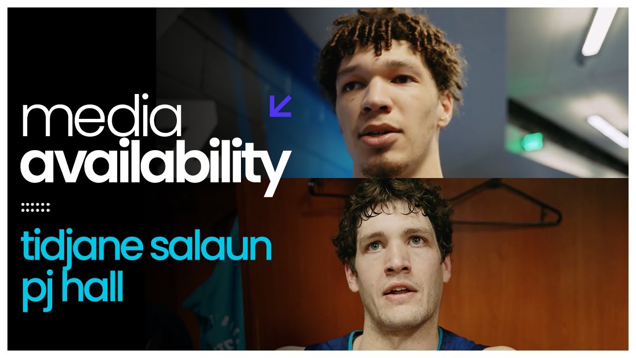 Hornets at Magic: Tidjane Salaun & PJ Hall Postgame Media Availability | 12/26/2025