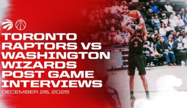 Toronto Raptors Full Media Availability | Post Game vs Wizards | December 26, 2025