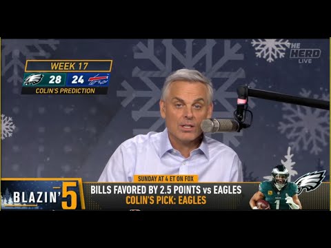 THE HERD | Colin Cowherd CONFIDENT Philadelphia Eagles Will BEAT The Bills | NFL