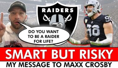 Raiders Make Smart But Risky Decisions Before Giants Game + My Message To Maxx Crosby