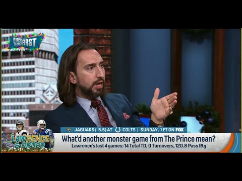FIRST THINGS FIRST | Nick Wright CONFIDENT, Jacksonville Jaguars Can Do DAMAGE With Trevor Lawrence