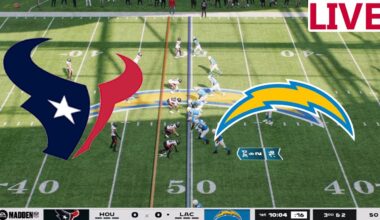 🔴LIVE 🔴Houston Texans VS Los Angeles Chargers / NFL Week 17//Madden NFL  26