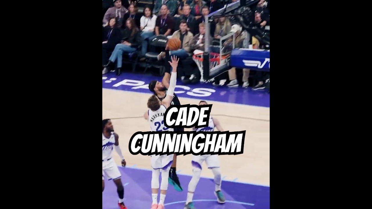 In & Out Hesi. Lefty Finish. Too Smooth. #cade #cadecunningham #nba #pistons
