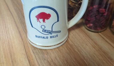 Got this today for my birthday. A Bills mug from 1964. I was born in 1964.