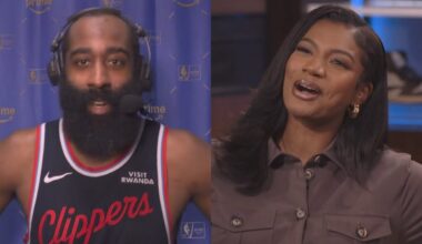 James Harden didn't like Taylor Rooks calling him old 😂