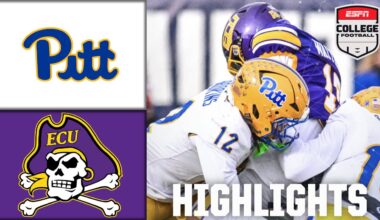 Go Bowling Military Bowl: Pittsburgh Panthers-East Carolina Pirates | Full Game Highlights | ESPN