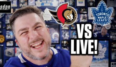 Toronto Maple Leafs vs Ottawa Senators LIVE w/ Steve Dangle