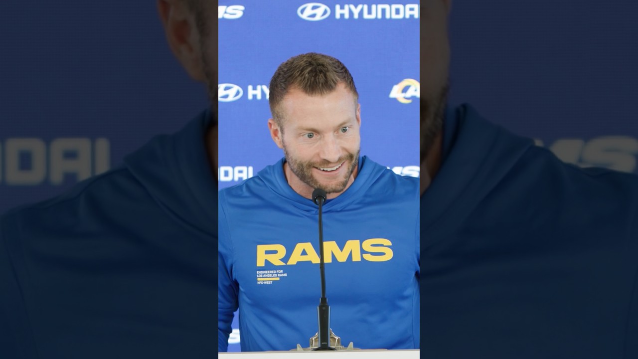 How McVay told Jared Verse & Byron Young that they made the Pro Bowl 🥹 #shorts #nfl #rams