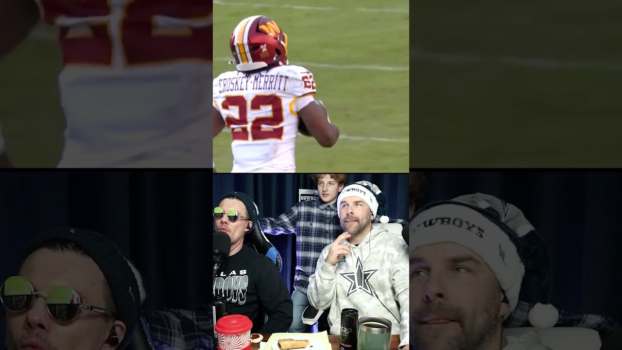 Jacory Croskey-Merritt goes YARD against the Dallas Cowboys terrible defense