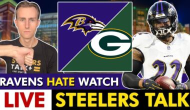 Steelers Talk LIVE: Ravens vs. Packers HATE WATCH + Live Scoreboard | NFL Week 17 on Peacock