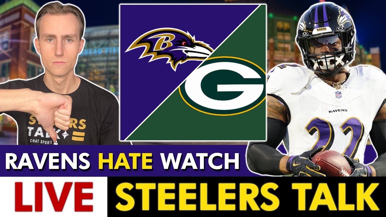 Steelers Talk LIVE: Ravens vs. Packers HATE WATCH + Live Scoreboard | NFL Week 17 on Peacock