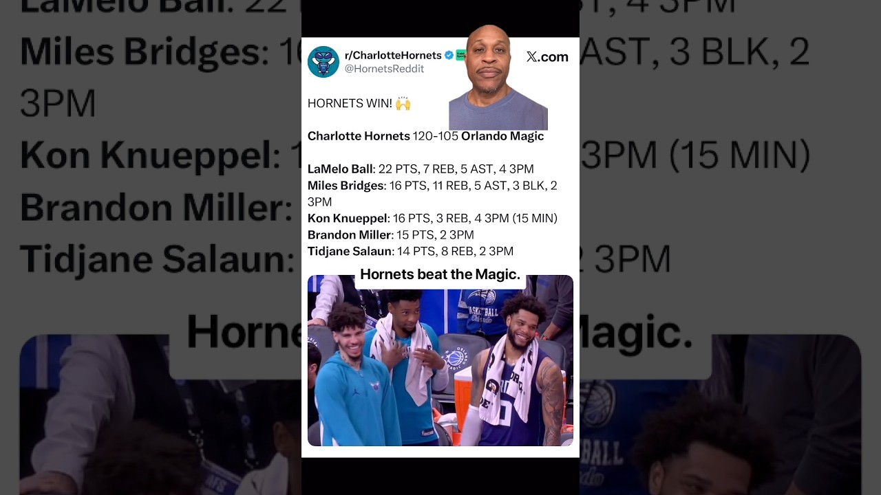 Charlotte Hornets win 2 in a row #nba #charlottehornets #basketball #sports #coachcherry