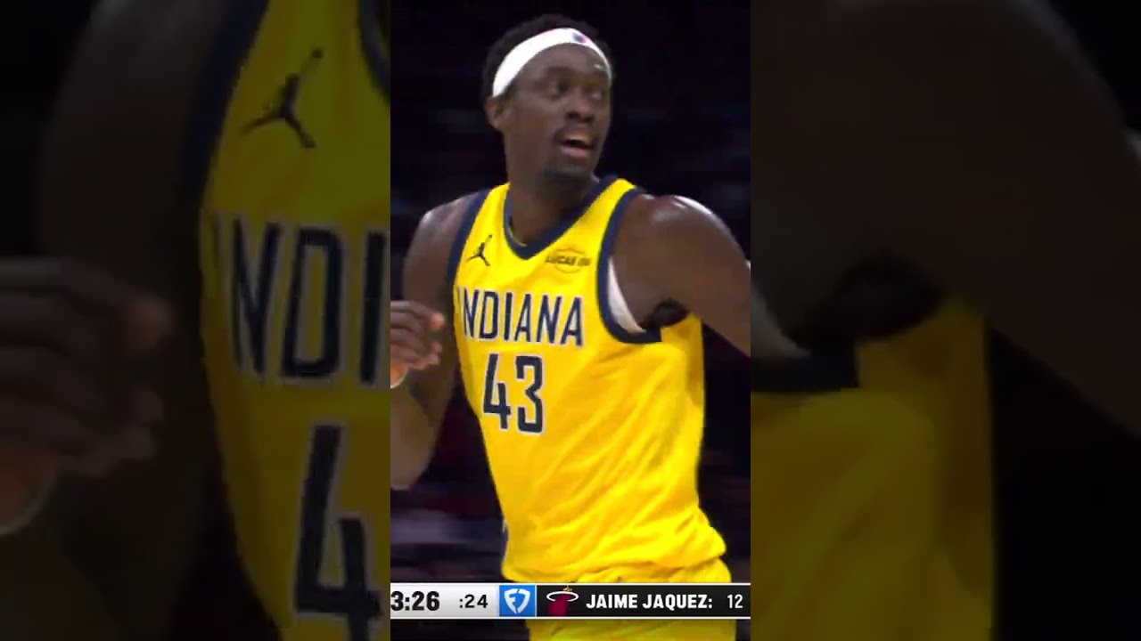 Pascal Siakam Scores 8 Points in Less Than 1 Minute & Ends First Half with 24 Points at Miami