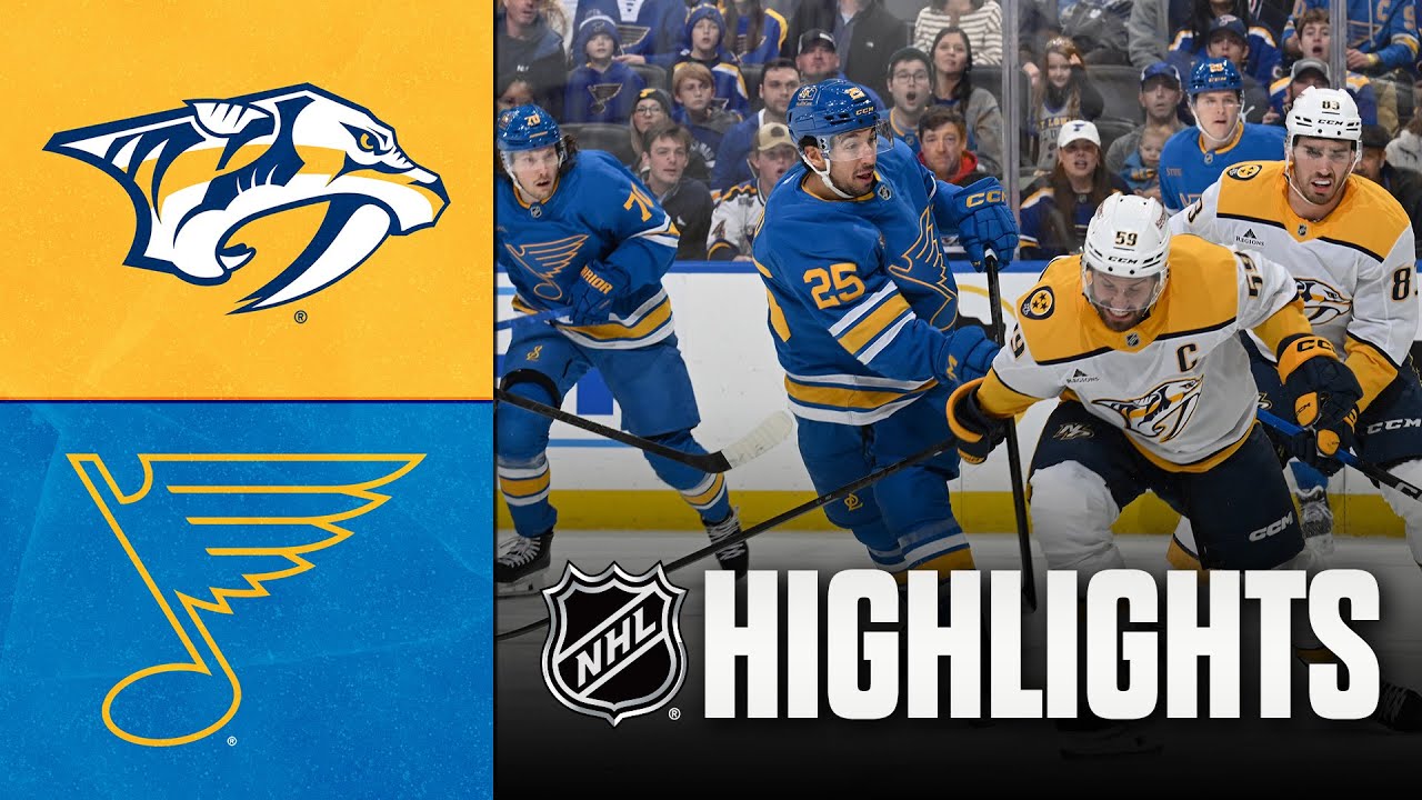 Predators vs. Blues | NHL Highlights | December 27, 2025