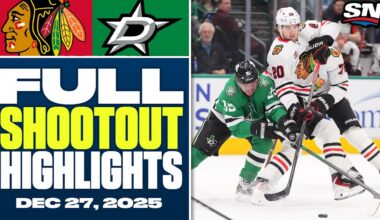 Chicago Blackhawks at Dallas Stars | FULL Shootout Highlights - December 27, 2025