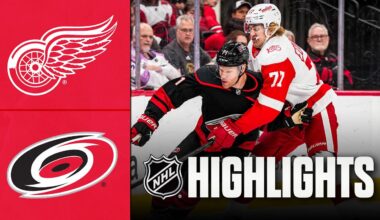 Red Wings vs. Hurricanes | NHL Highlights | December 27, 2025