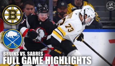 Boston Bruins vs. Buffalo Sabres | Full Game Highlights | ESPN NHL