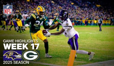 Baltimore Ravens vs Green Bay Packers Game Highlights | 2025 NFL Season Week 17