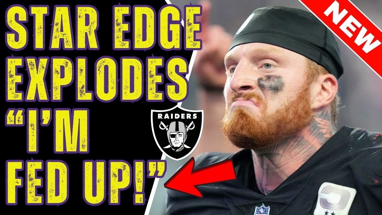 ⚡😱 SHOCKING REMARK! STAR EDGE SPEAKS OUT TO RAIDER NATION; FRONT OFFICE STUNNED! RAIDERS NEWS TODAY