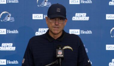 Jim Harbaugh Postgame Press Conference Vs Texans | LA Chargers