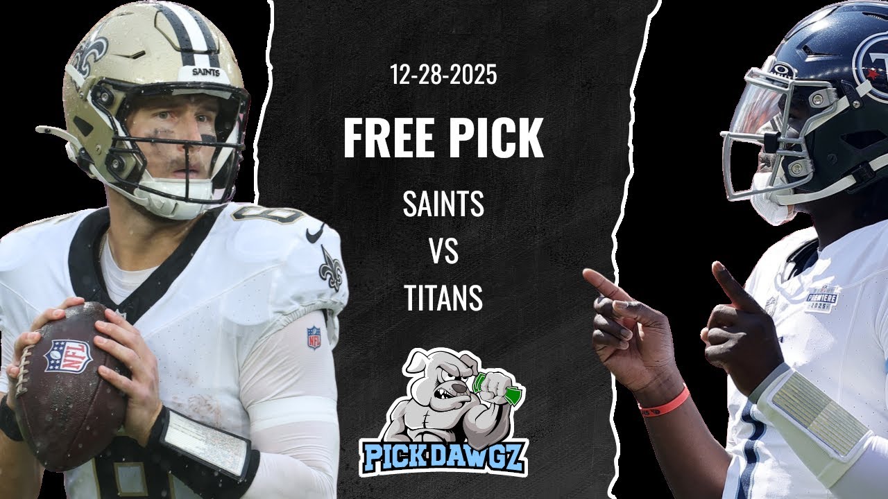 New Orleans Saints vs Tennessee Titans 12/28/25 NFL Pick & Prediction | NFL Week 17