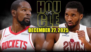 Houston Rockets vs Cleveland Cavaliers Full Game Highlights – December 27, 2025 | NBA Season