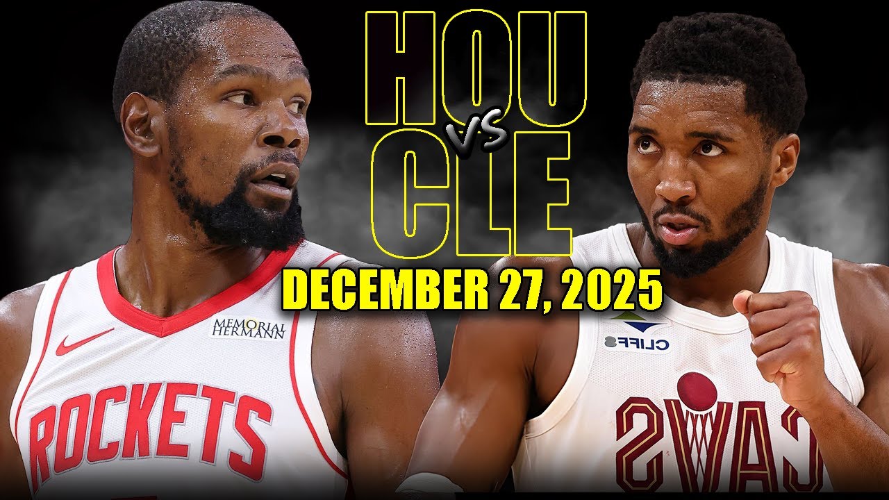 Houston Rockets vs Cleveland Cavaliers Full Game Highlights – December 27, 2025 | NBA Season