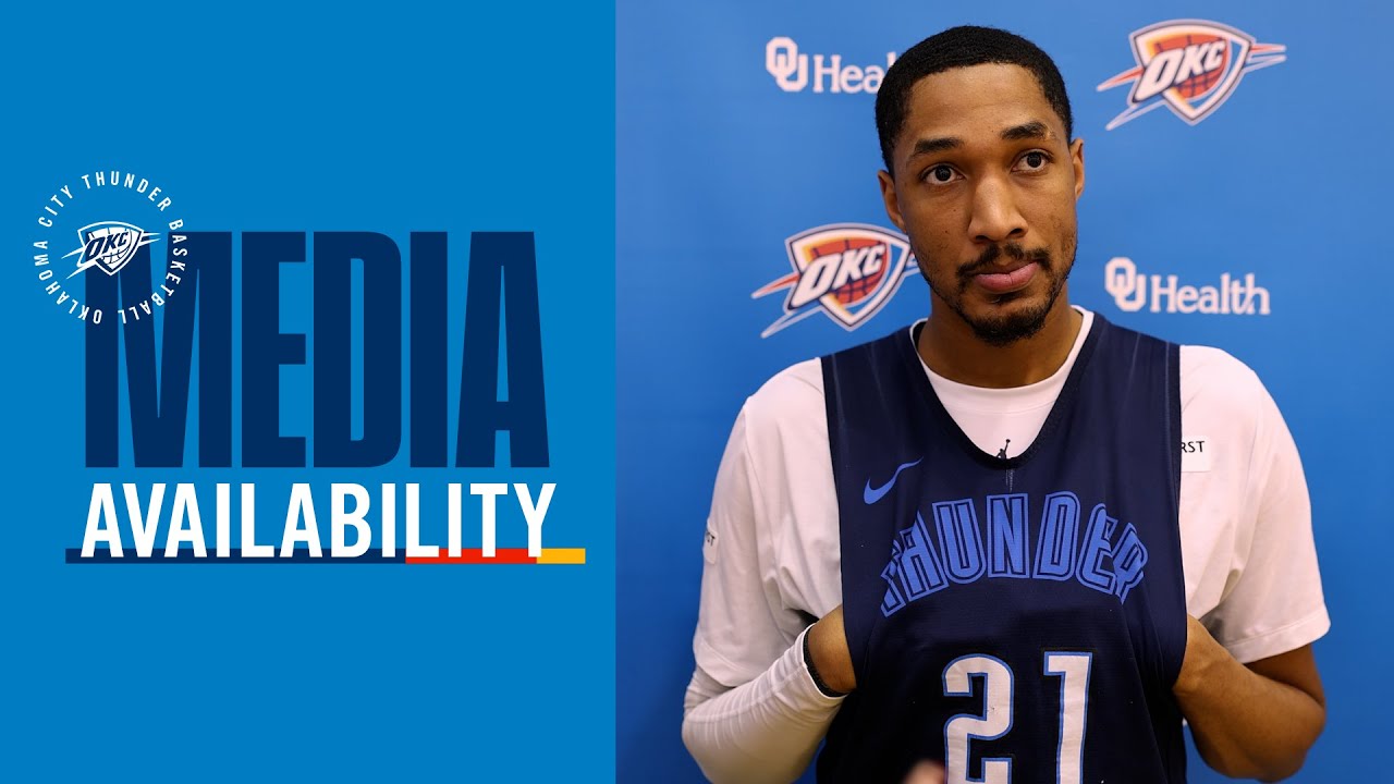 Practice Media Availability with Aaron Wiggins | December 27, 2025 | OKC Thunder
