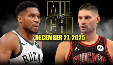 Milwaukee Bucks vs Chicago Bulls Full Game Highlights – December 27, 2025 | NBA Season