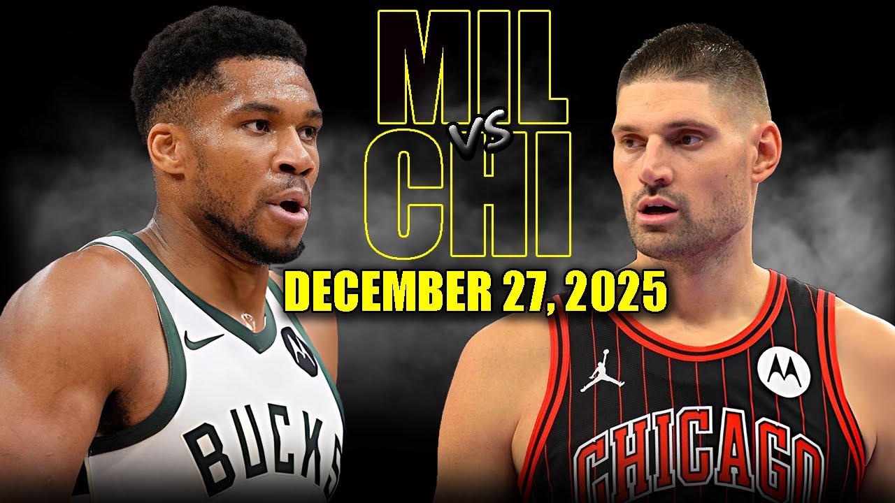 Milwaukee Bucks vs Chicago Bulls Full Game Highlights – December 27, 2025 | NBA Season