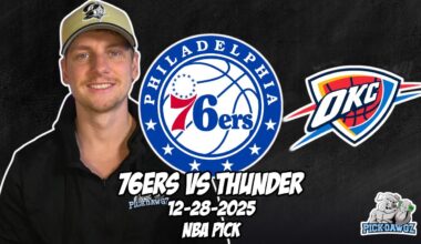 Philadelphia 76ers vs Oklahoma City Thunder 12/28/25 NBA Free Picks & Prediction | NBA Betting Tips