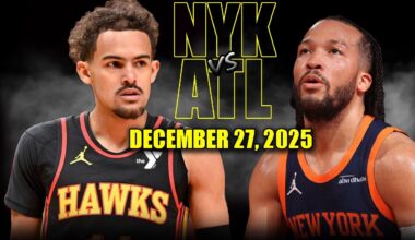 New York Knicks vs Atlanta Hawks Full Game Highlights – December 27, 2025 | NBA Season