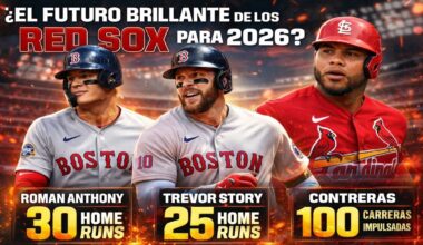 RED SOX y las PROYECCIONES de sus PELOTEROS para MLB 2026   SORPRESAS, FRACASOS Y MÁS
