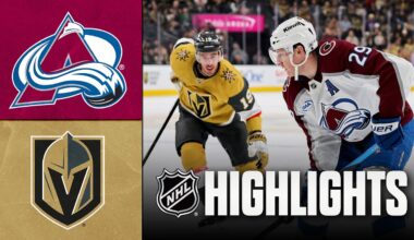Avalanche vs. Golden Knights | NHL Highlights | December 27, 2025