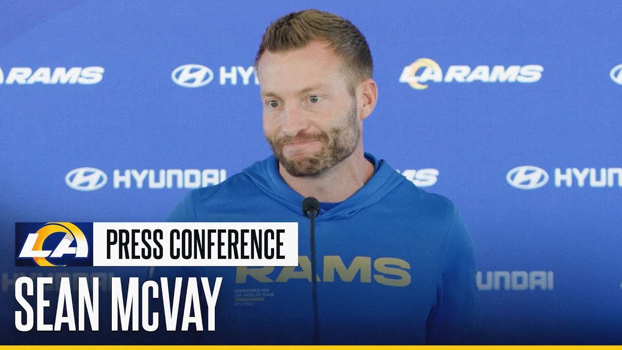 Sean McVay: Injury Updates for MNF, Jared Verse & Byron Young's Reactions To Pro Bowl News & More