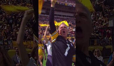 When Patrick Fabian led the Terrible Towel Twirl in 2022