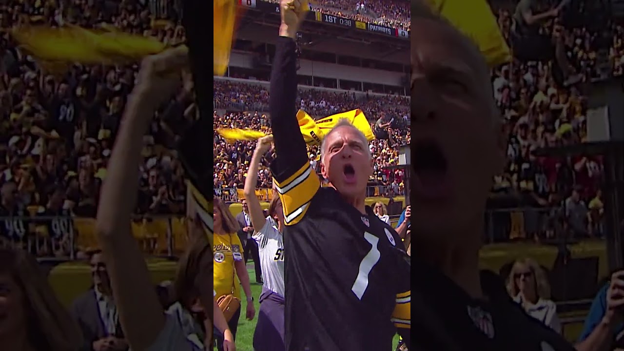 When Patrick Fabian led the Terrible Towel Twirl in 2022